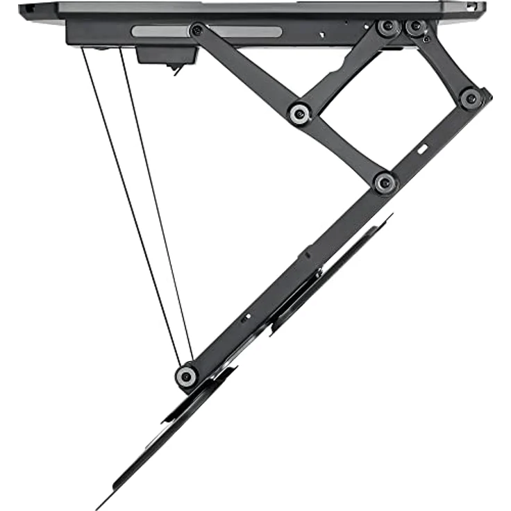 SCHWAIGER LWHDS5530 513 Motorisierter TV Decken- und Dachschrägenhalter Fernseherhalterung TV-Aufhängung Mounting drehbar schwenkbar max. 30kg max. VESA Norm 400x400 schwarz inkl. Montagezubehör – Bild 3