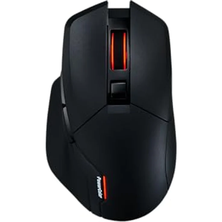 PowerColor ALPHYN AM10 Kabellose Gaming-Maus, 26.000 DPI PAW3395-Sensor, RGB-Beleuchtung, Schwarz – Bild 2