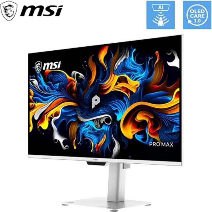 MSI PRO MAX 271UPXW12G 27 Zoll 4K QD-OLED Monitor, 120Hz, 0.03ms, DarkArmor, AMD FreeSync Premium Pro, Dual USB-C, KVM, M-Mate APP – Bild 3