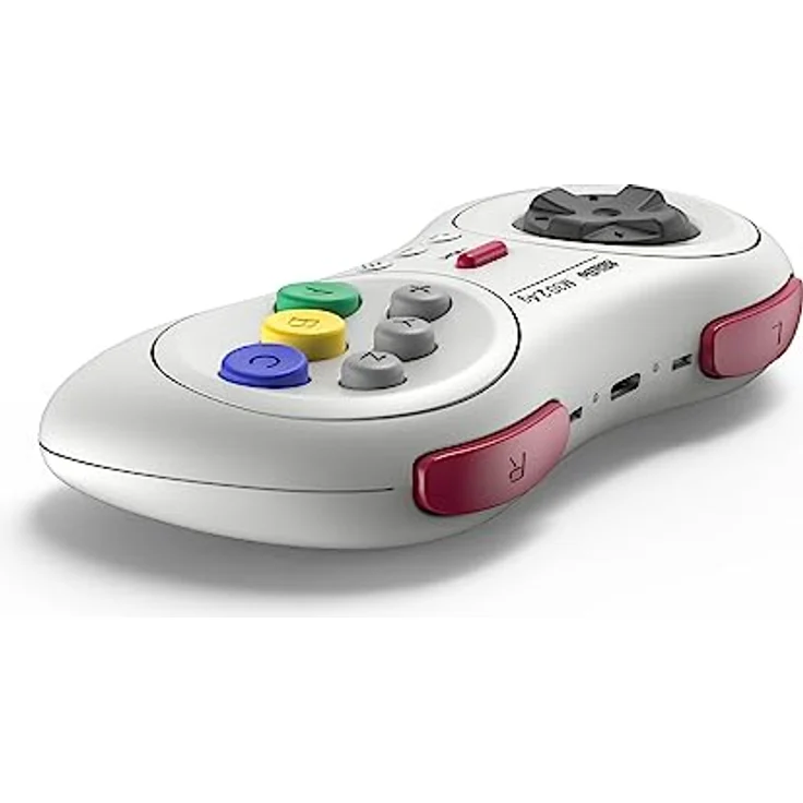 8bitdo M30 2.4G Wireless Gamepad for SEGA Mega Drive Mini and Switch with 6-Button, Retro-Controller in Schwarz – Bild 3