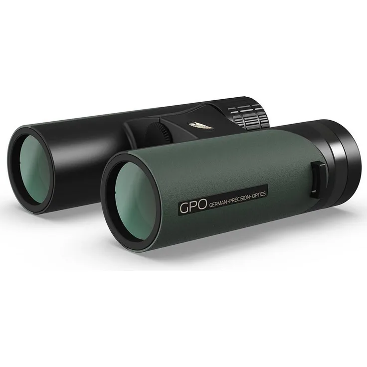 GPO Passion ED 10x 32, Fernglas mit Magnesium-Gehäuse und ED-Linsen, schwarz/grün