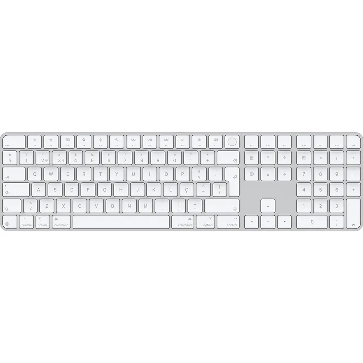 Apple Magic Keyboard - Verkabelt & Kabellos - USB + Bluetooth - QWERTY - Weiß