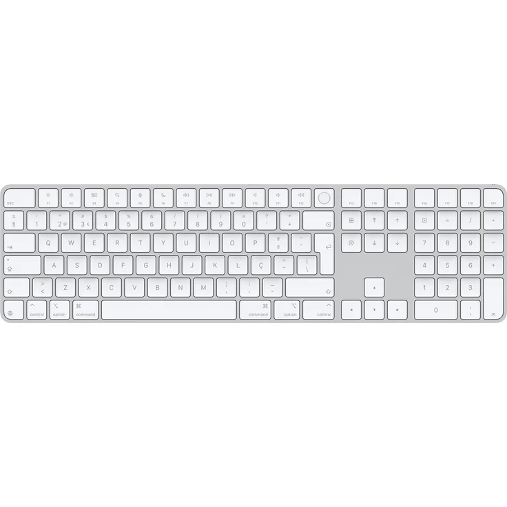 Apple Magic Keyboard - Verkabelt & Kabellos - USB + Bluetooth - QWERTY - Weiß