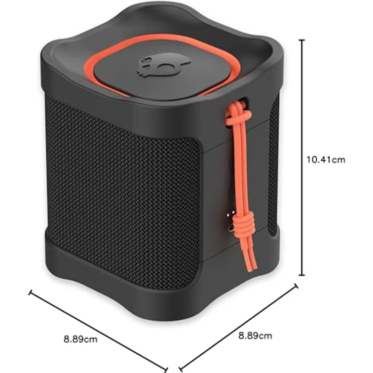 Skullcandy Terrain Mini, Bluetooth Lautsprecher mit 14 h Akkulaufzeit, wasserdicht, Schwarz – Bild 9
