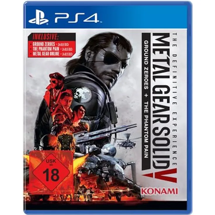 KONAMI Metal Gear Solid V: The Definitive Edition - PS4, mit METAL GEAR SOLID V: GROUND ZEROES und METAL GEAR SOLID V: THE PHANTOM PAIN - fesselnde Story und umfangreiches Gameplay, in PS4-Games