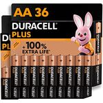 Duracell Plus AA Mignon Alkaline-Batterien, 1.5V LR6 MN1500, 36er-Pack  - Preisvergleich