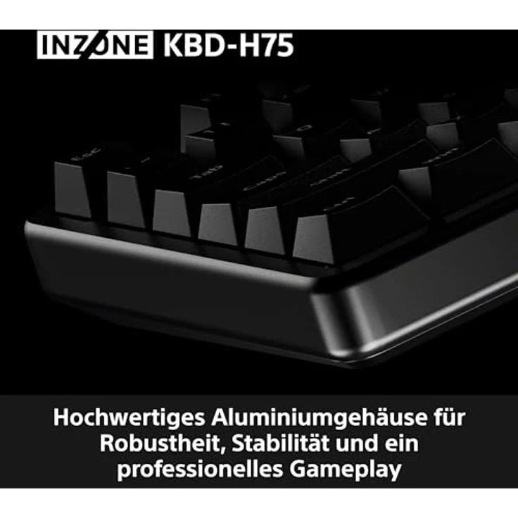 SONY INZONE KBD-H75, Gaming Tastatur mit magnetischen Schaltern, 8000 Hz Abtastrate, kabelgebunden, schwarz – Bild 8