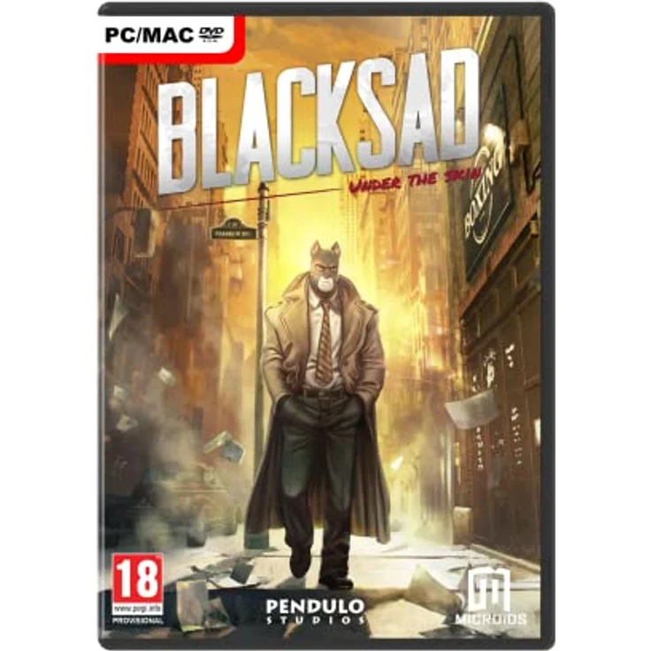 MICROÏDS Blacksad: Under the Skin - Limited Edition (PC) CD, narrative detective game in 50s film Noir flair, complete in German. – Bild 2