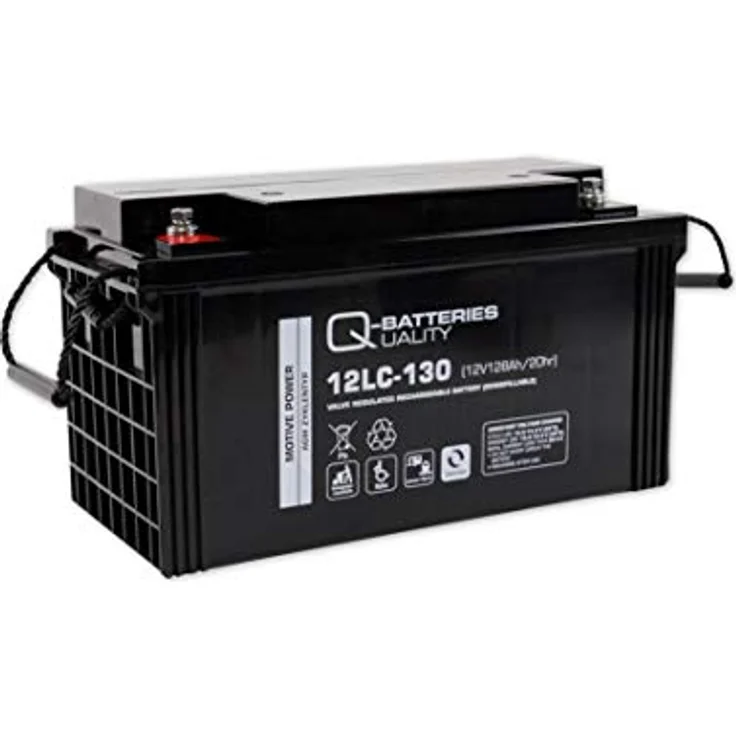 Solarbatterie Akku Quality-Batteries 12LC-130 / 12V -128Ah AGM-Deep Cycle – Bild 1