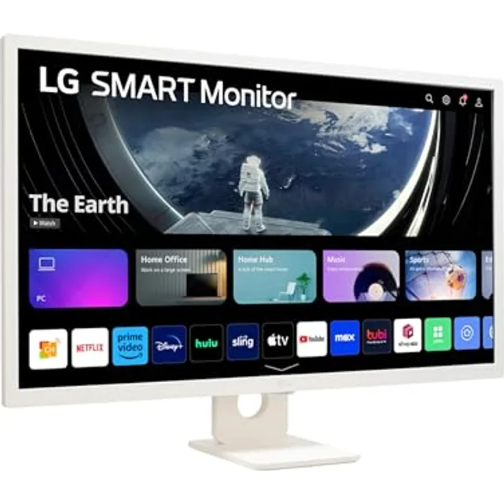 LG Electronics 32SR50F-W.AEU Full-HD Multimedia IPS-Monitor 32" Weiß, 1920 x 1080, 8ms GtG, sRGB, HDR10, webOS 23, LG ThinQ, Flicker Safe - Preisvergleich