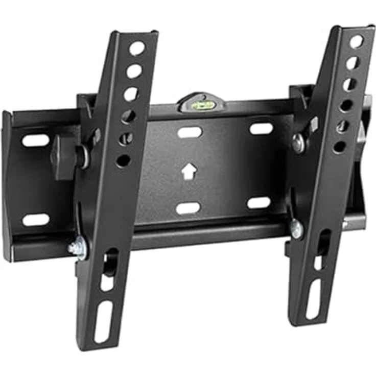 Gembird WM-42T-02 TV-Halterung für 23''-42'' LCD-Fernseher, neigbar bis 24°, maximale Tragfähigkeit 30 kg, Schwarz – Bild 1