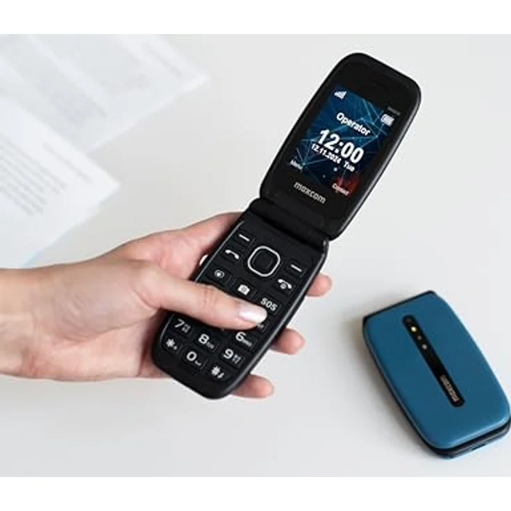 MAXCOM Mm828 2.4´´ 0.08mpx 4G Mobiltelefon Blau - Benutzerfreundliches Klapphandy mit LTE-Abdeckung – Bild 8