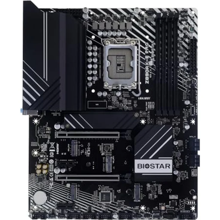 Biostar Z890AX-E PRO Hauptplatine, Mainboard mit LGA 1700 Sockel, Intel Z790 Chipsatz und ATX Formfaktor – Bild 3