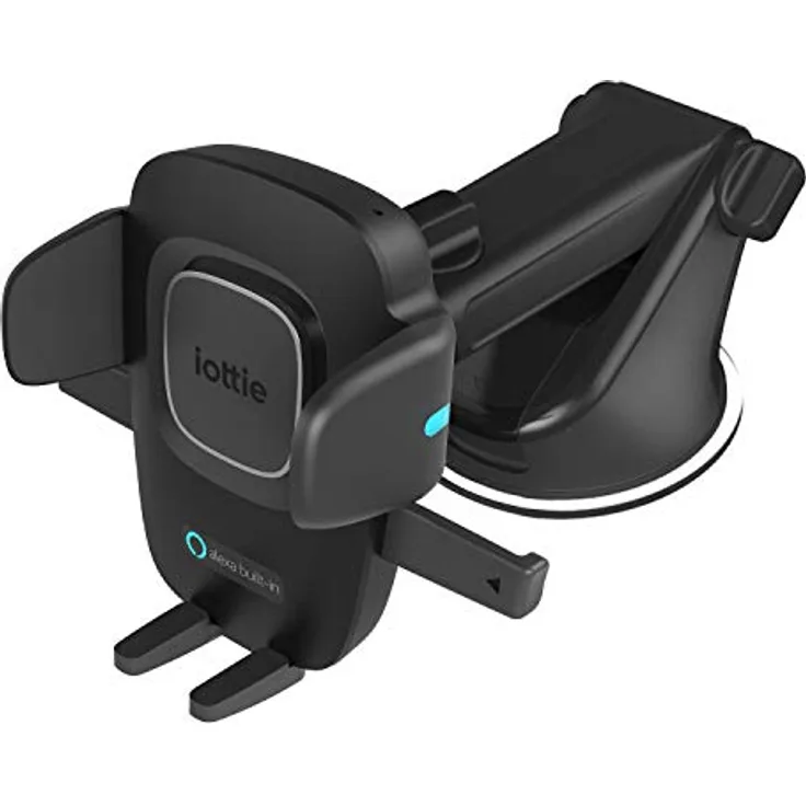 iOttie Easy One Touch Connect Pro (Neu) – Gen 2 – Freisprecheinrichtung Alexa in Ihrem Auto – Autohalterung für iOS & Android, MFi-Zertifiziert, universell