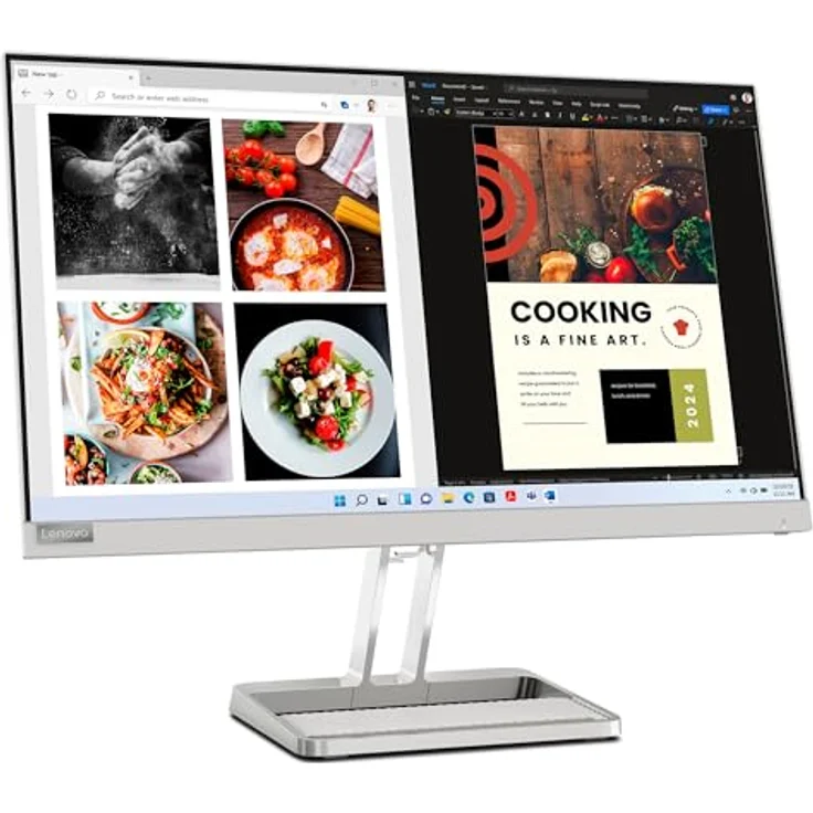 Lenovo L24i-40 | 23,8" Full HD Monitor | 100Hz | AMD FreeSync | grau - Preisvergleich – Bild 3