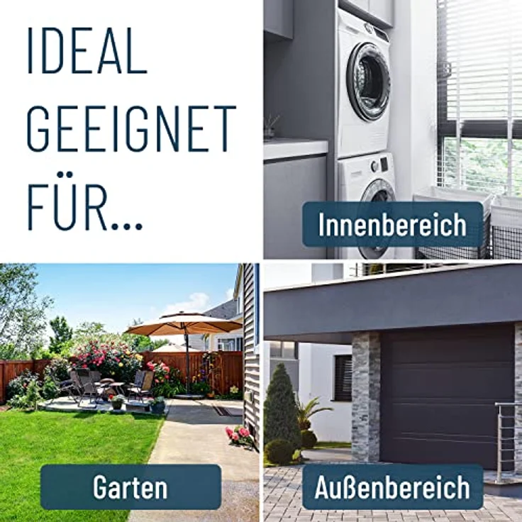greate Aufputz Steckdose 1fach für Feuchtraum - IP44, 250V, 16A, grau – Bild 3