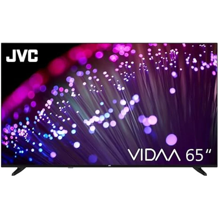 JVC QLED Fernseher 65 Zoll Smart TV VIDAA LT-65VDQ3455 4K UHD, HDR Dolby Vision Triple-Tuner, LED TV schwarz – Bild 2