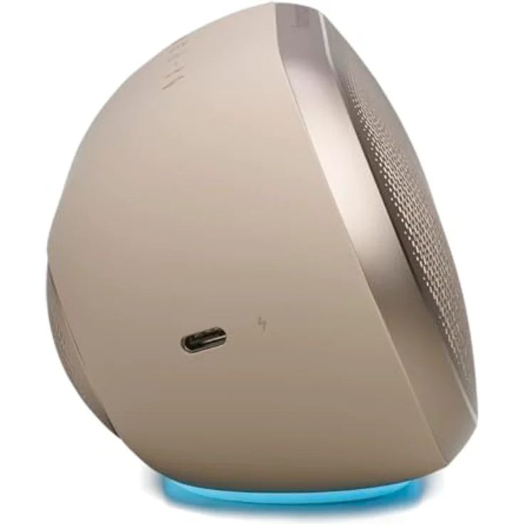 HARMAN KARDON Luna 2 Bluetooth-Lautsprecher, Sand, mit KI-Sound-Boost, IP67 wasserdicht, 12 Stunden Akkulaufzeit, Ambient Light – Bild 3