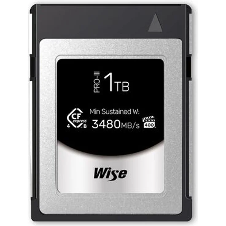 Wise CFexpress 4.0 Type B PRO Mk-III, 1TB Speicherkarte für hochleistungsfähige Datenübertragungen