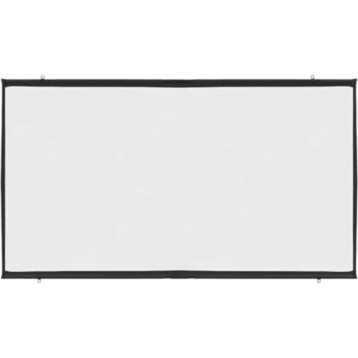 vidaXL manuelle Projektionsleinwand 100 Zoll 16:9, wandhängend, robuster Präsentationsbildschirm aus 100 % Polyester, kinderleicht montierbar – Bild 4
