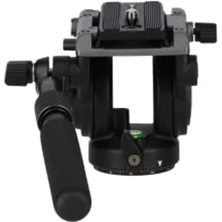 Rollei VH-6 Fluid-Videokopf, Videoneiger für Camcorder und DSLR-Kameras, für Filmaufnahmen, Videografie, Content Creation, Live-Streaming und Tragkraft 10kg – Bild 3