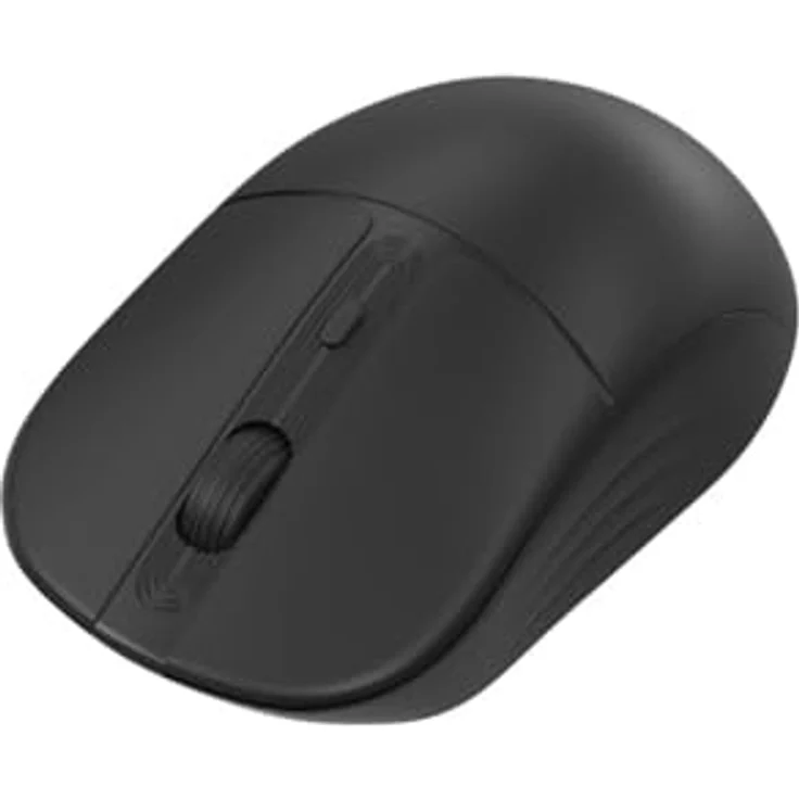 Conceptronic LORCAN04B, Dual-Mode Wireless Maus mit 4 Tasten, Bluetooth 5.2, 2.4GHz, stumm, geeignet für Links- und Rechtshänder – Bild 4