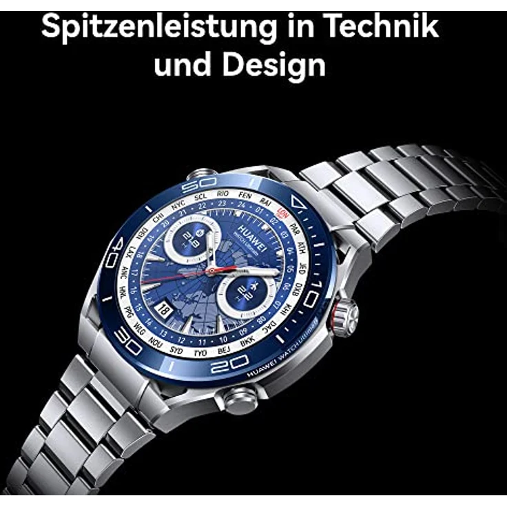 HUAWEI Watch Ultimate Smartwatch,1,5-Zoll LTPO AMOLED Display, Saphir-Zifferblatt, 100 m Tauchtechnik, Völlig Neuer Expeditionsmodus, 24/7 Gesundheitsmanagement, Schwarz, Deutsche Version – Bild 4