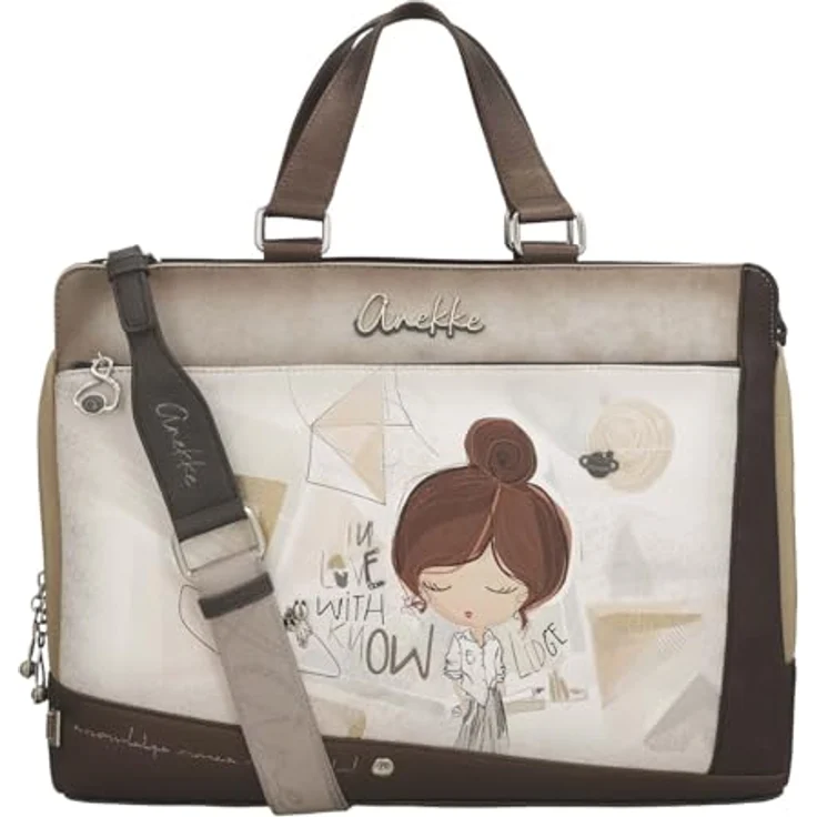 Anekke Sophia Aktentasche mit Laptopfach, 45 cm, mehrfarbig, 100% Polyurethan – Bild 1