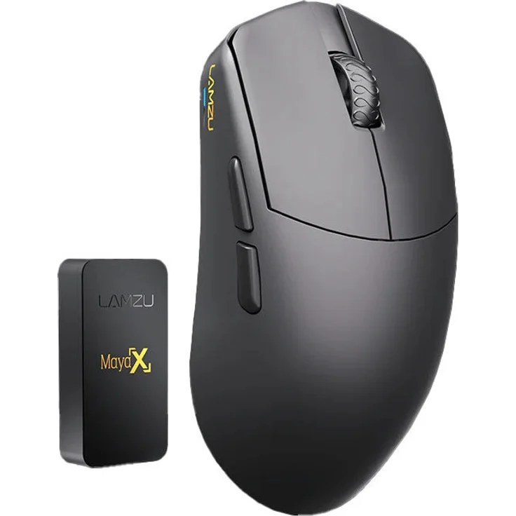 Lamzu Maya X Gaming Maus, 8.000Hz Wireless - Charcoal Black