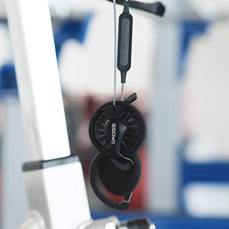 Koss KSC 35 On-Ear-Kopfhörer, mit Bluetooth, Mikrofon, geeignet für Sport, schwarz – Bild 4