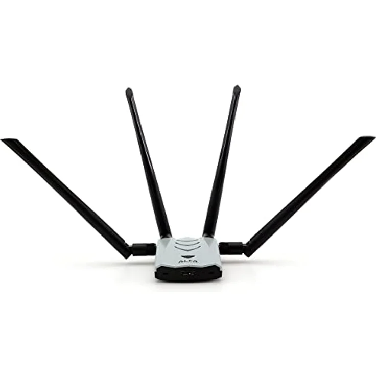 ALFA Network AWUS1900, 802.11ac AC1900 Ultra-Speed USB Adapter mit 4 Antennen, Dualband 2.4GHz/5GHz, USB 3.0 – Bild 3