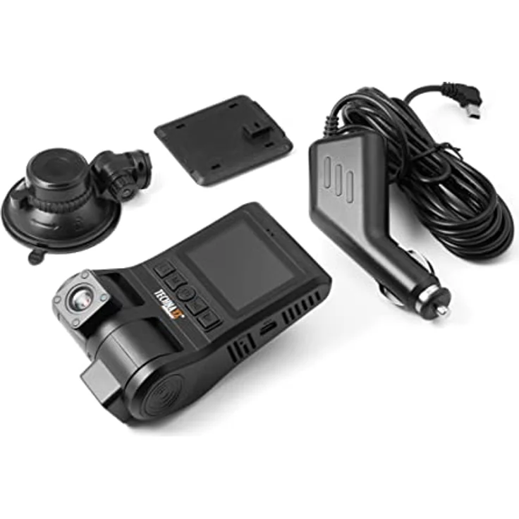 Technaxx FullHD Dual Dashcam für das Auto mit 120° Front- und 80° Innenkamera - Akku, Medienwiedergabe, Bewegungserkennung, Parküberwachung, Tonaufzeichnungen mit Mikrofon - Auto Kamera TX-185 – Bild 5