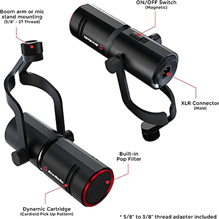 AVerMedia Live Streamer MIC 330, XLR Mikrofon – Bild 3