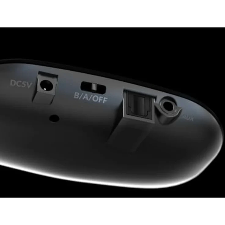 Meliconi Digital Smart Bluetooth Kopfhörer, Ergonomische Wireless TV Kopfhörer, Kompakte USB-Basis und langlebige Batterie, 2 Übertragungskanäle, in Schwarz – Bild 3