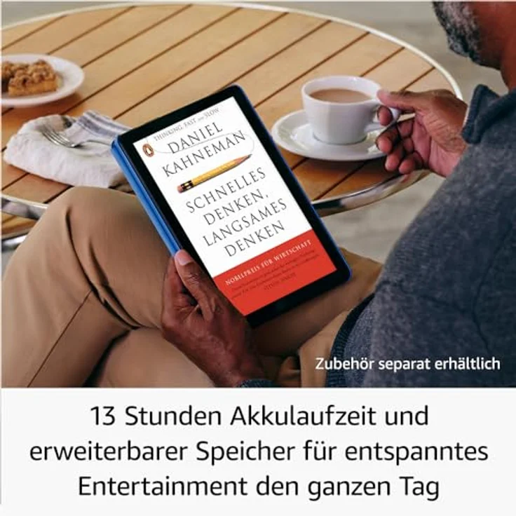 Fire HD 10-Tablet 2023, Full-HD-Display 10,1 Zoll, Octa-Core-Prozessor, 3 GB RAM, bis zu 13 Stunden Akkulaufzeit, 32 GB, schwarz, mit Werbung – Bild 4