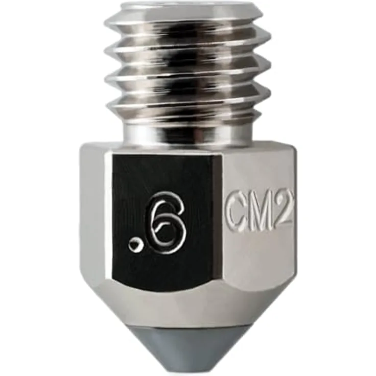 Micro-Swiss CM2™ 3D Druckerdüse für CraftBot 2 und Crea, Kupfer-Chrom-Zirkonium mit Antihaft-Nanobeschichtung, gehärteter M2-Stahl