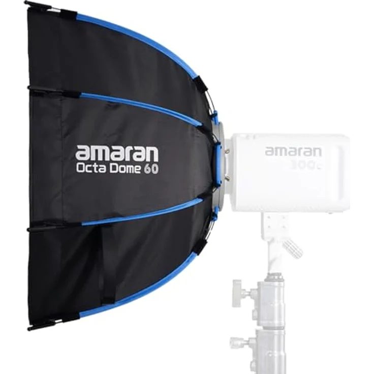 Amaran Octa Dome 60, achteckige Bowens Mount Softbox für weiches Licht, kompatibel mit Leuchten bis 300 Watt – Bild 2