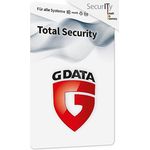 G DATA Total Security 2023 | 3 Geräte - 1 Jahr | Virenschutzprogramm | Passwort Manager | PC, Mac, Android, iOS | zukünftige Updates inklusive | Made in Germany | Aktivierungskarte