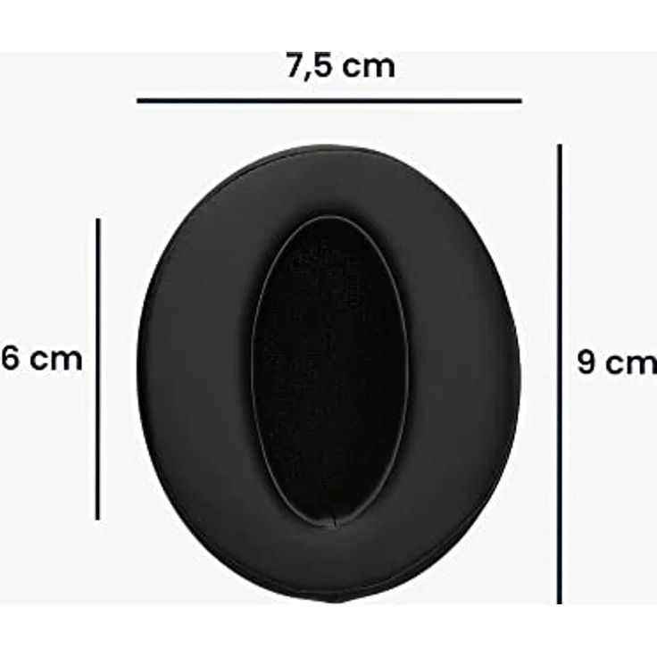 kwmobile 2X Ohrpolster kompatibel mit Sennheiser HD 4.50SE / HD 4.40BT / HD 4.30G / HD 4.20S - Kunstleder Polster für Over Ear Headphones in edler Lederoptik – Bild 4