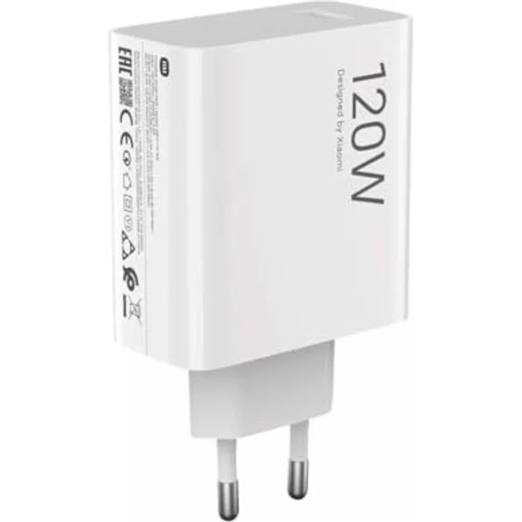 Xiaomi HyperCharge Combo (Type-A), Ladegerät, 120 W, USB-Anschluss, USB-C-Kabel, intelligente Identifikation von Geräten, Weiß (ES-Version) – Bild 3