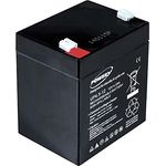 akku-net Blei-Gel Akku 12V 4,5Ah, Lead-Acid, Schwarz, wartungsfreier Markenakku