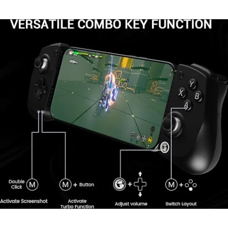 Gamesir X5 LITE, Android Gaming Controller mit präziser Steuerung, Schwarz – Bild 6