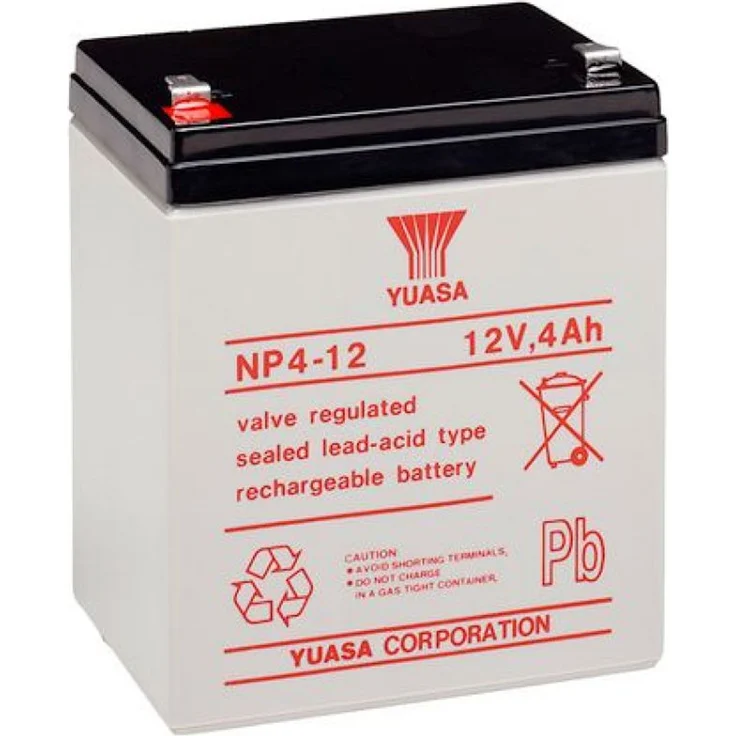 Yuasa NP4-12 4Ah 12V Bleiakku / AGM NP 4-12 – Bild 1