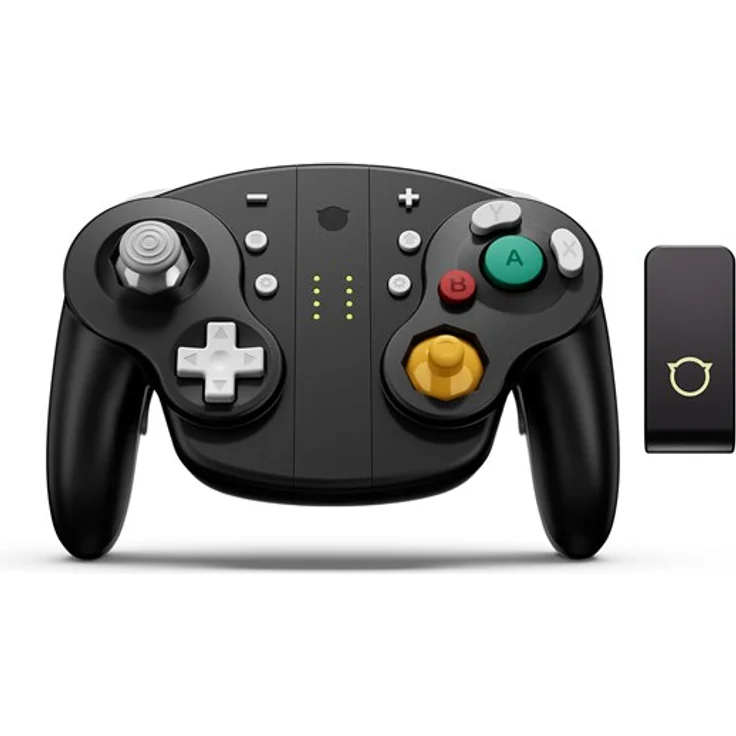 NYXI Wizard 2, Wireless Controller im GameCube Style für Nintendo Switch, TMR Hall Effect Joysticks, NFC-Unterstützung, schwarze Special Edition