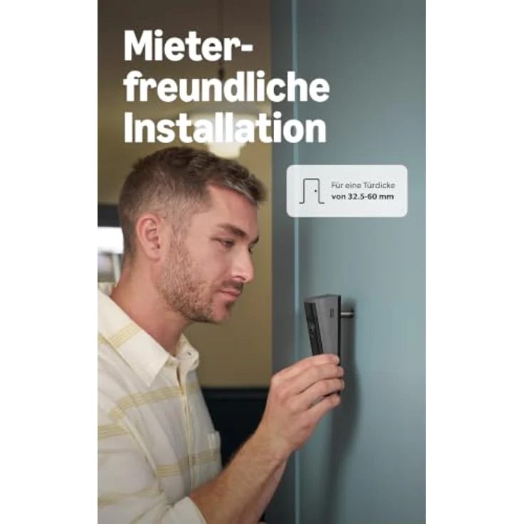 Ring Peephole Camera 2K, kabelloser Video-Türspion mit 6-fach-Zoom, für Türstärken 32,5–60 mm, selbstinstallierbar, ideal für Mieter – Bild 2