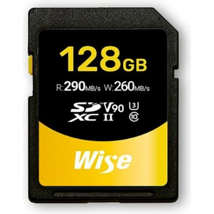 Wise SDXC UHS-II V90 128GB WISE, Speicherkarte – Bild 1