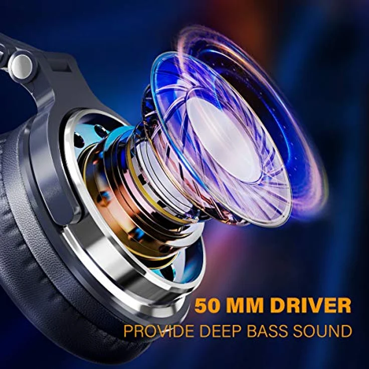 OneOdio OneOdio Pro-10 DJ Over Ear Kopfhörer Kabelgebunden Stereo Blau High-R Kopfhörer – Bild 2