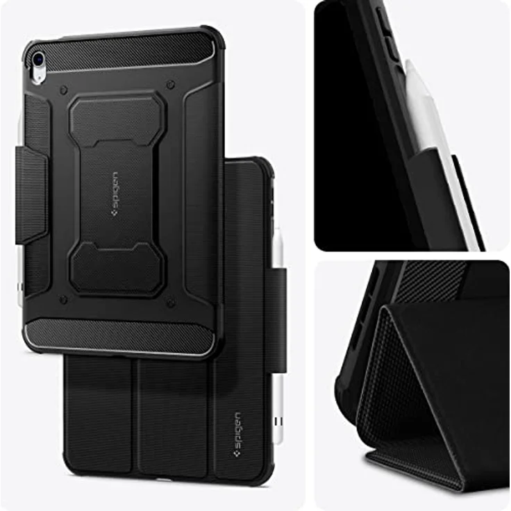 Spigen Rugged Armor Pro Hülle Case kompatibel mit iPad 10. Generation 2022 10,9 Zoll -Schwarz – Bild 4