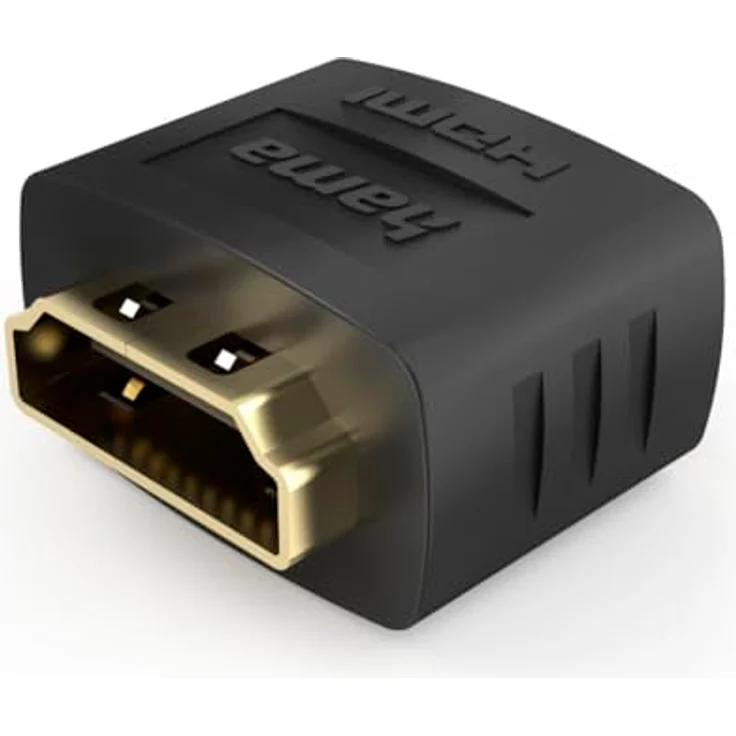Hama 205173 HDMI Kabel, Weiblich Gerade auf HDMI Typ A (Standard), Schwarz, mit Audio Return Channel (ARC) – Bild 3
