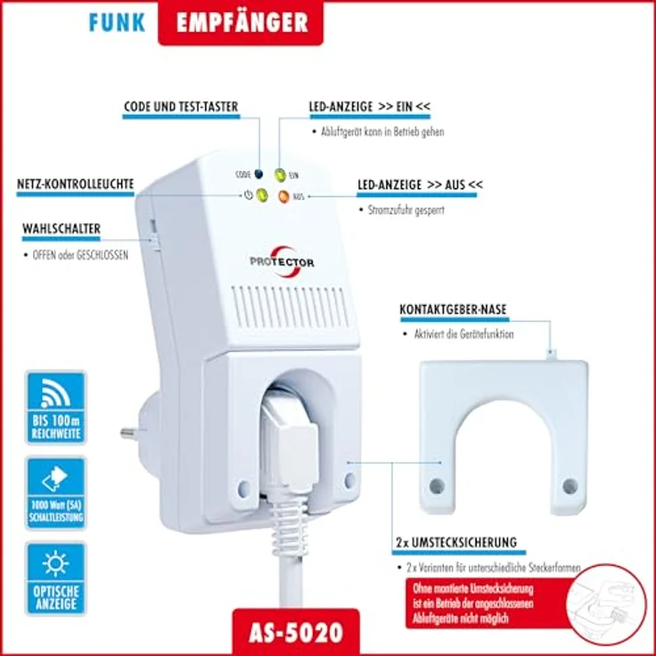 PROTECTOR AS 5020.3 Funk-Abluftsteuerung – Bild 5